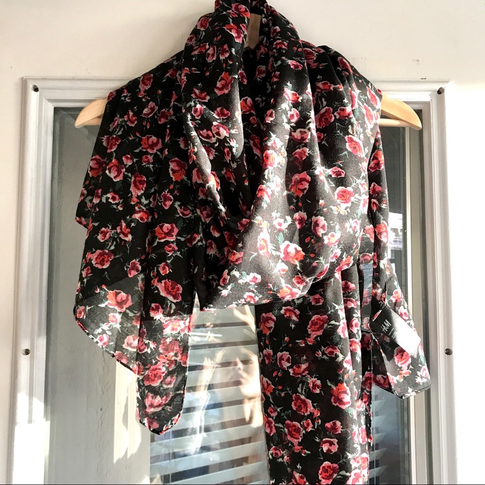 Floral Print Scarf